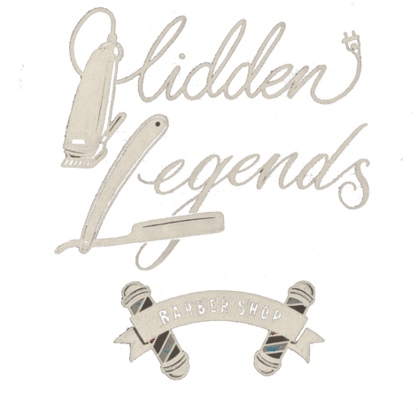 Hidden Legends Barbershop logo